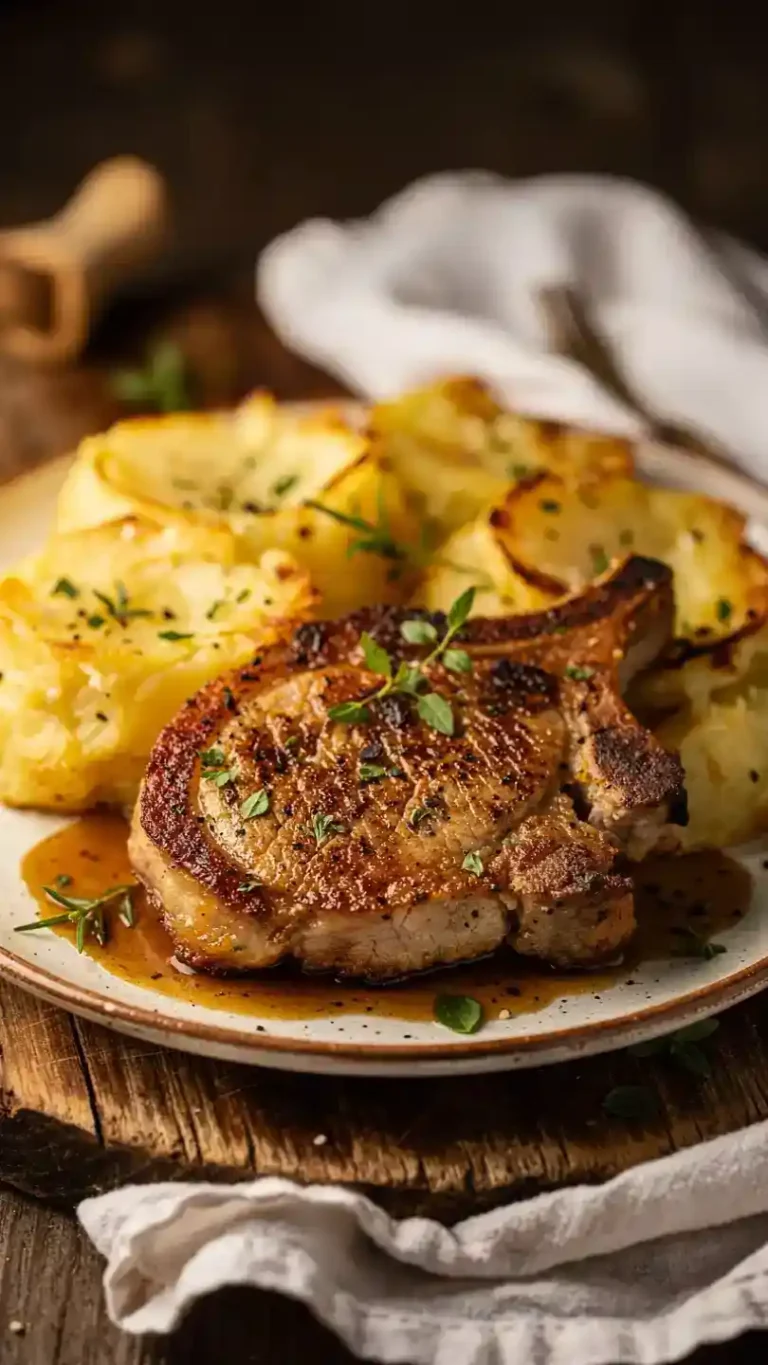 The Ultimate Southern Pork Chops & Scalloped Potatoes Dinner
