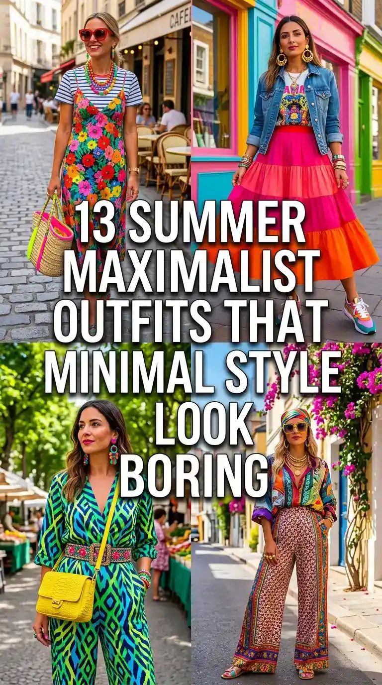 13 Summer Maximalist Outfits That Make Minimal Style Look Boring