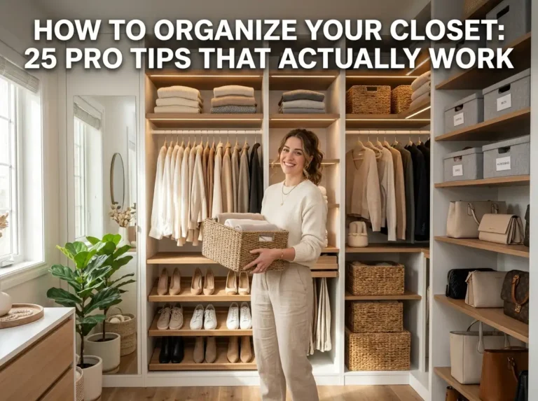 How to Organize Your Closet: 25 Pro Tips That Actually Work