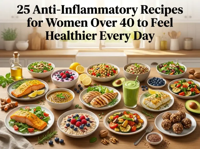 25 Anti-Inflammatory Recipes for Women Over 40 to Feel Healthier Every Day