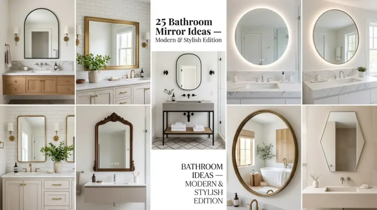 25 Bathroom Mirror Ideas — Modern & Stylish Edition