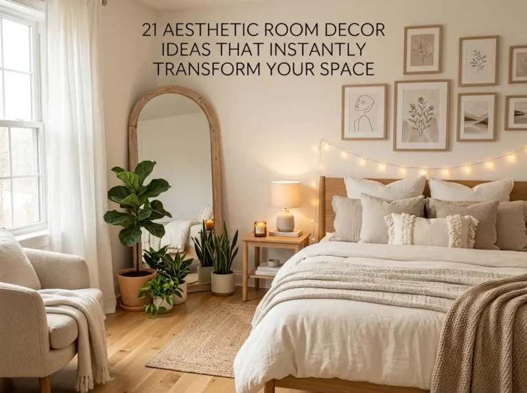 21 Aesthetic Room Decor Ideas That Instantly Transform Your Space