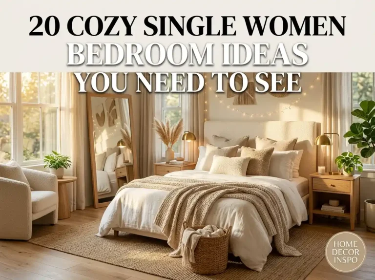 20 Cozy Single Women Bedroom Ideas You Need to See