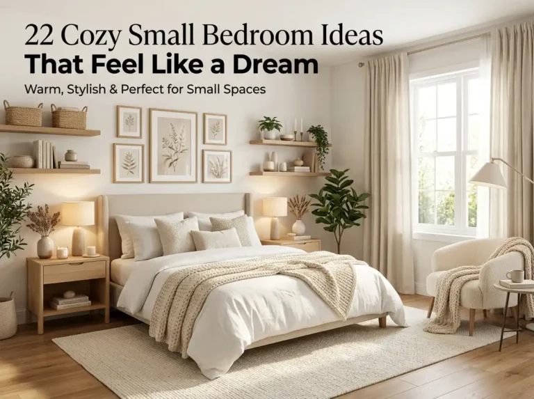 22 Cozy Small Bedroom Ideas That Feel Like a Dream