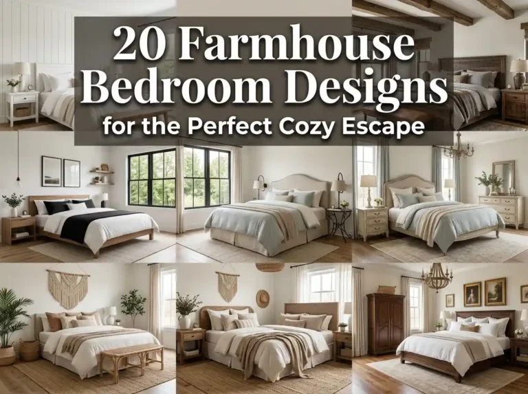 20 Farmhouse Bedroom Designs for the Perfect Cozy Escape