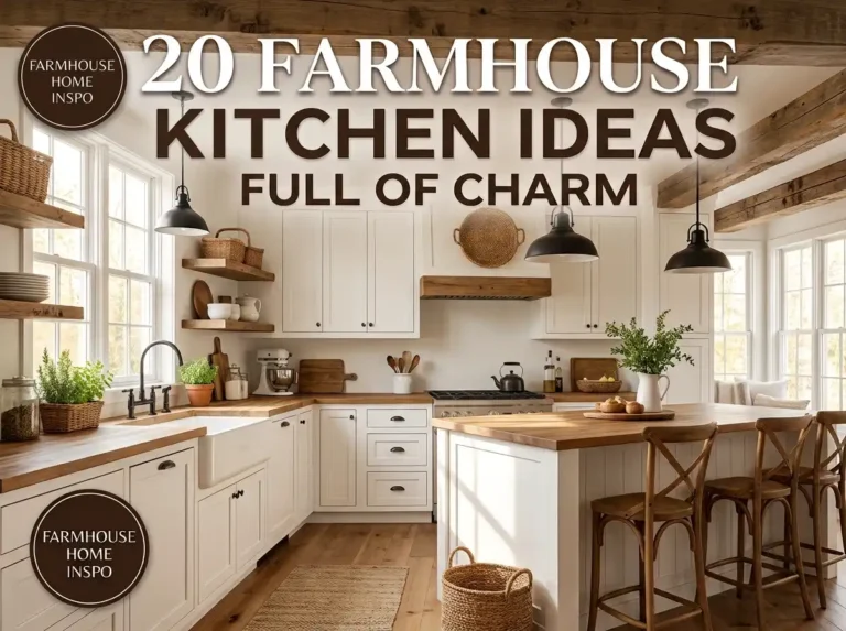 20 Farmhouse Kitchen Ideas Full of Charm