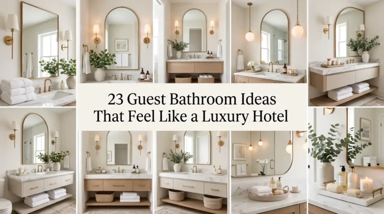 23 Guest Bathroom Ideas That Feel Like a Luxury Hotel