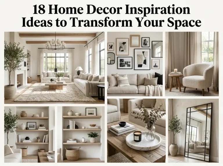 18 Home Decor Inspiration Ideas to Transform Your Space