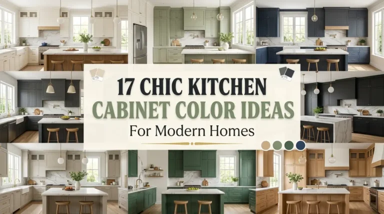 17 Chic Kitchen Cabinet Color Ideas for Modern Homes