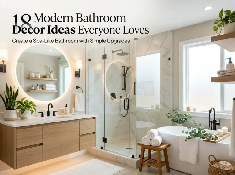 18 Modern Bathroom Decor Ideas Everyone Loves