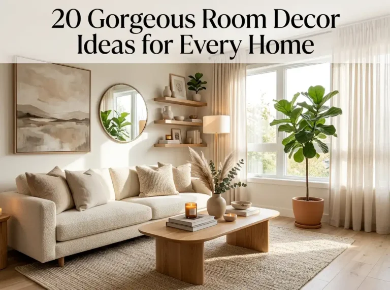 20 Gorgeous Room Decor Ideas for Every Home