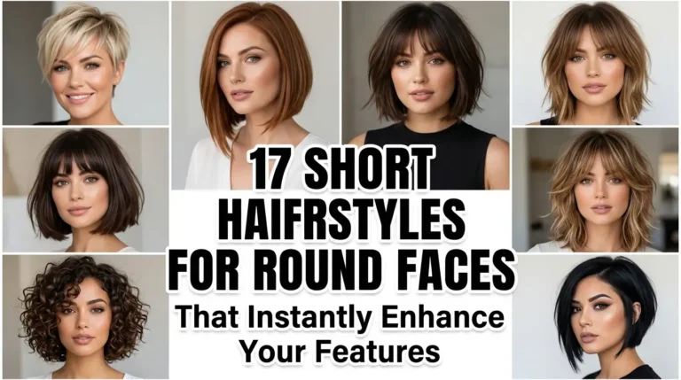 17 Short Hairstyles for Round Faces That Instantly Enhance Your Features