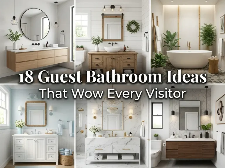 18 Guest Bathroom Ideas That Wow Every Visitor