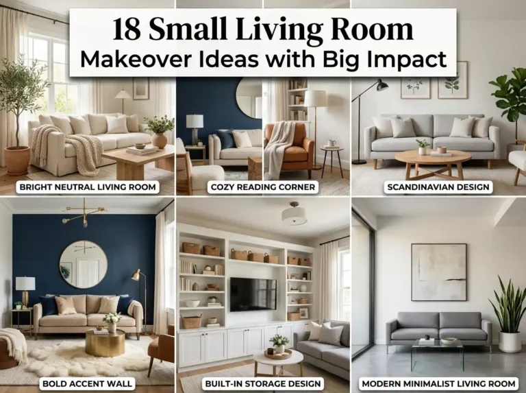 18 Small Living Room Makeover Ideas with Big Impact