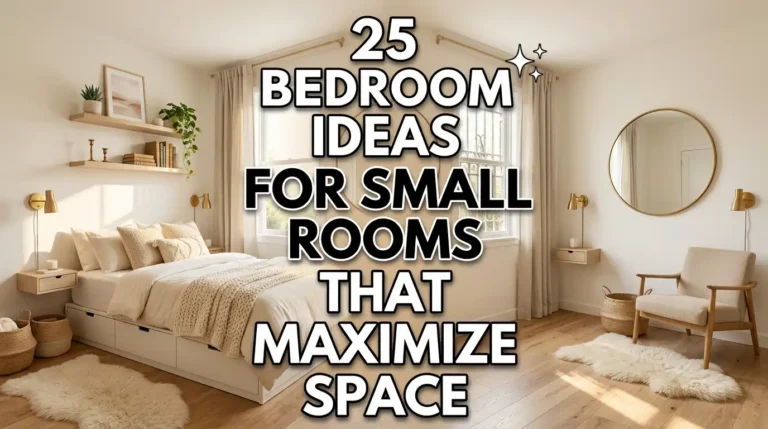 25 Bedroom Ideas for Small Rooms That Maximize Space