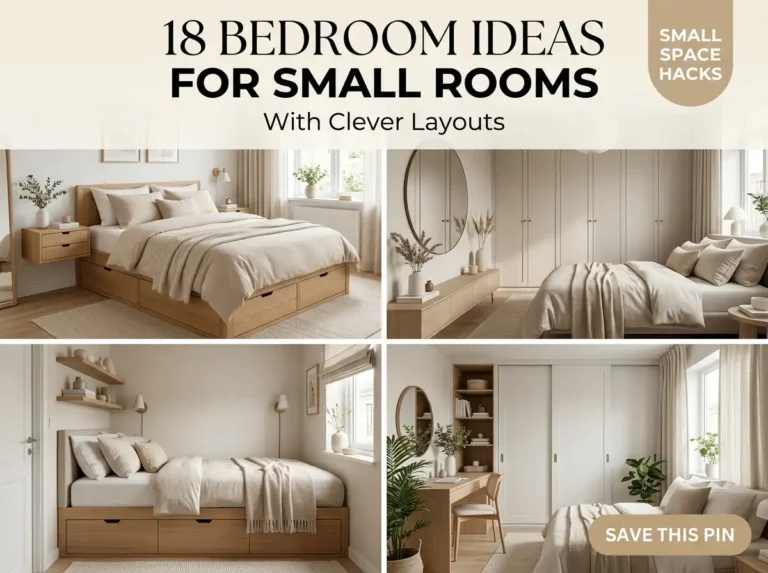 18 Bedroom Ideas for Small Rooms with Clever Layouts