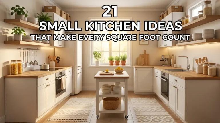 21 Small Kitchen Ideas That Make Every Square Foot Count