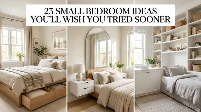 23 Small Bedroom Ideas You’ll Wish You Tried Sooner