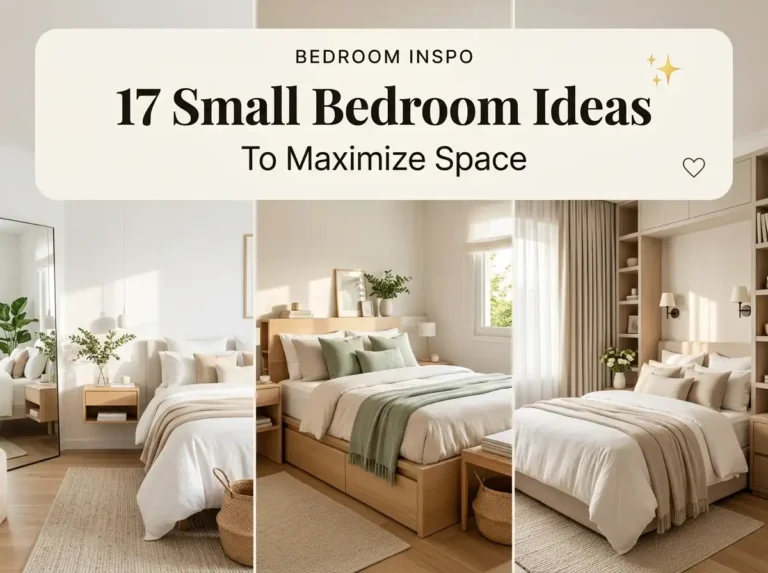 17 Small Bedroom Ideas to Maximize Space