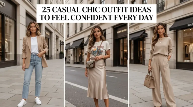 25 Casual Chic Outfit Ideas to Feel Confident Every Day