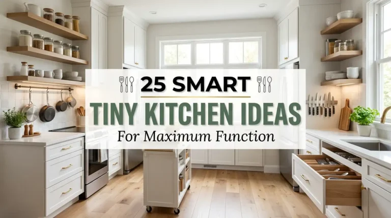 25 Smart Tiny Kitchen Ideas for Maximum Function