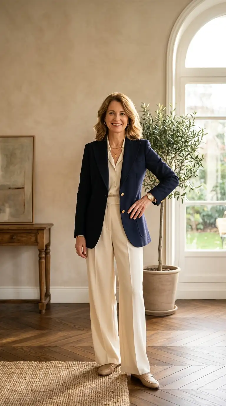 40 Navy Blue Outfit Ideas That Scream Old Money Style