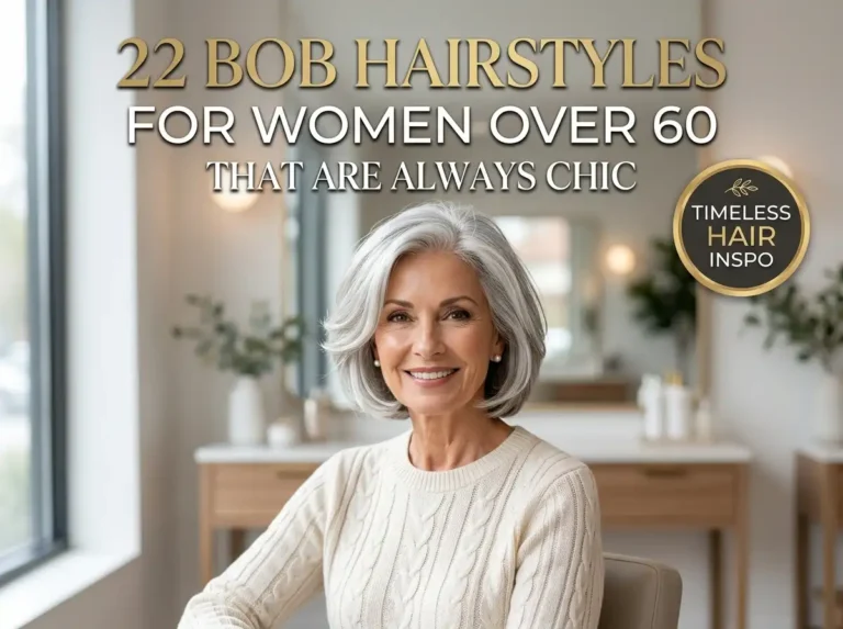 22 Bob Hairstyles for Women Over 60 That Are Always Chic