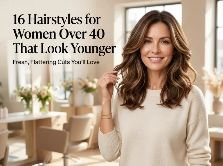 16 Hairstyles for Women Over 40 That Look Younger