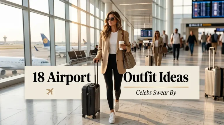 18 Airport Outfit Ideas Celebs Swear By