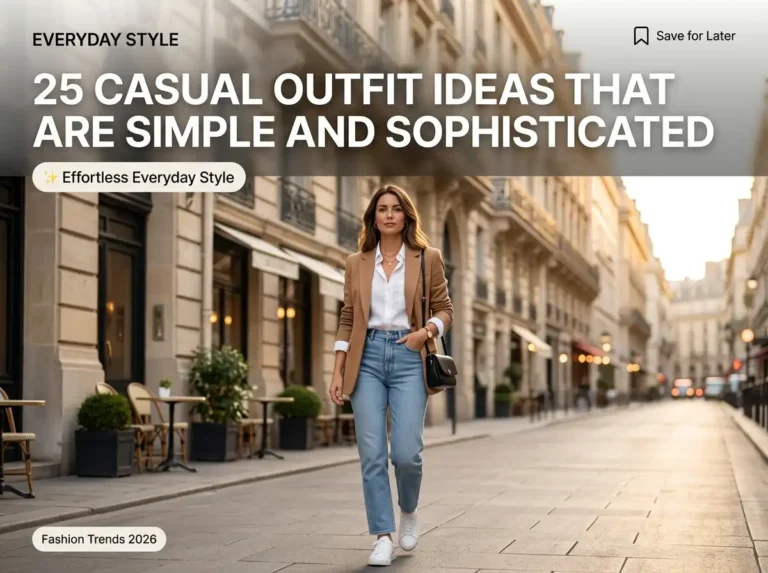 25 Casual Outfit Ideas That Are Simple and Sophisticated