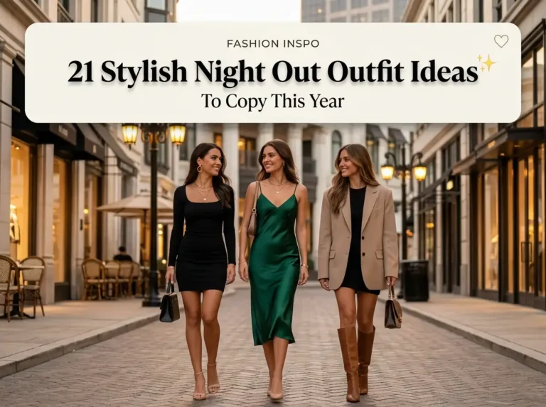 21 Stylish Night Out Outfit Ideas to Copy