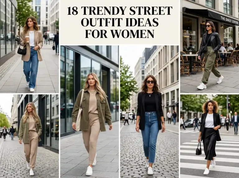 18 Trendy Street Outfit Ideas for Women