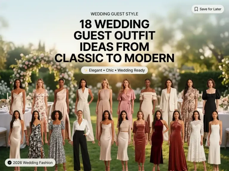 18 Wedding Guest Outfit Ideas from Classic to Modern