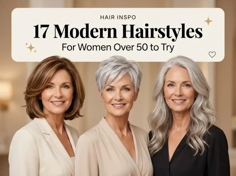 17 Modern Hairstyles for Women Over 50 to Try