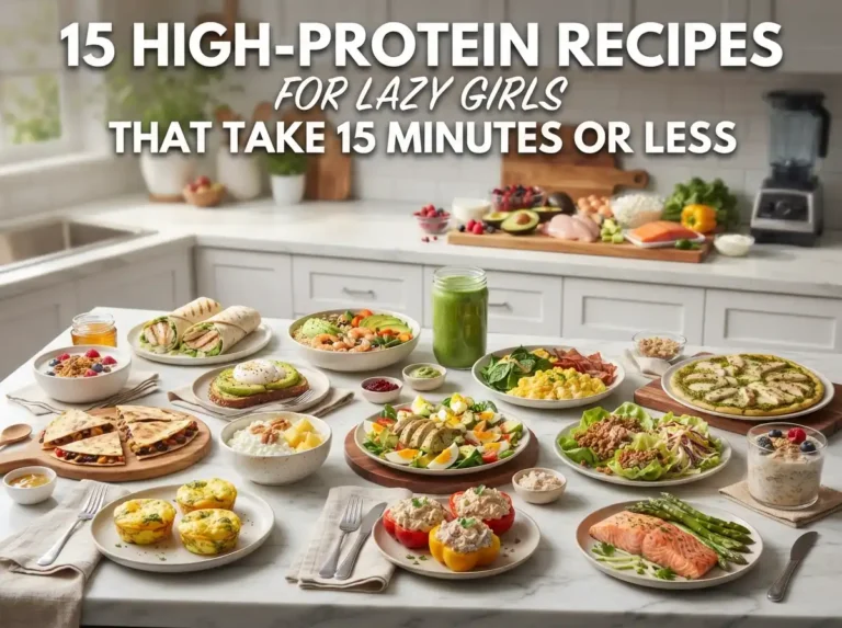 15 High-Protein Recipes for Lazy Girls That Take 15 Minutes or Less