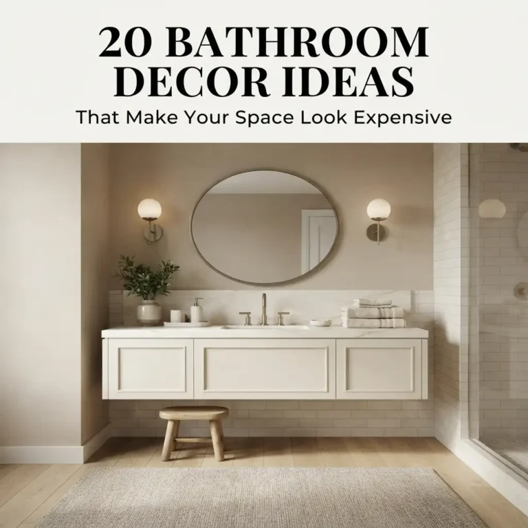 20 Bathroom Decor Ideas That Make Your Space Look Expensive