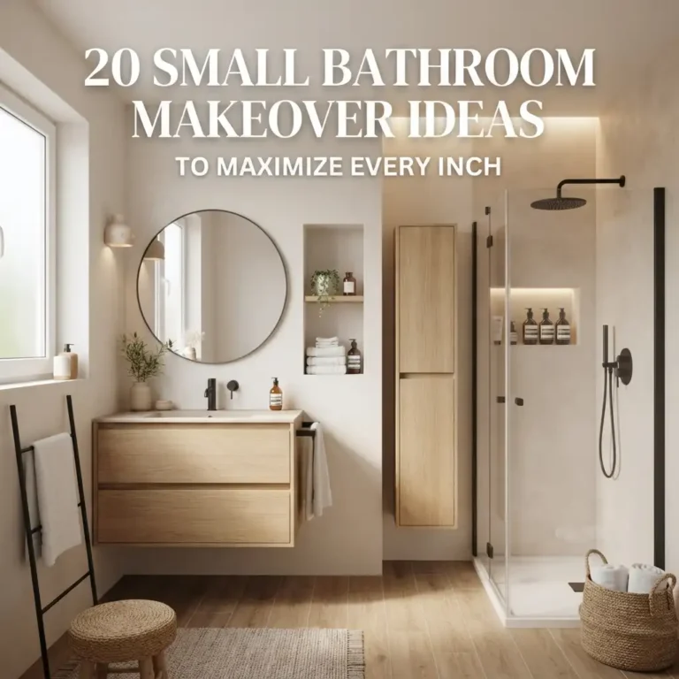 20 Small Bathroom Makeover Ideas to Maximize Every Inch