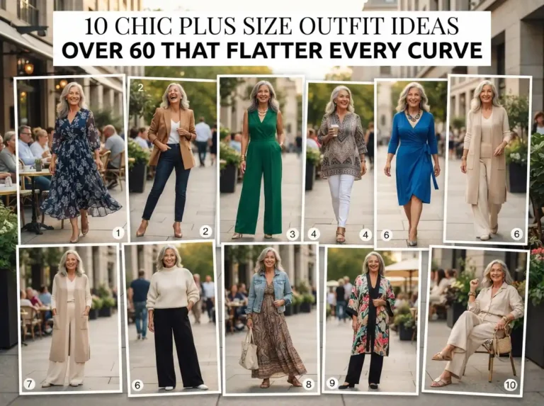 10 Chic Plus Size Outfit Ideas Over 60 That Flatter Every Curve