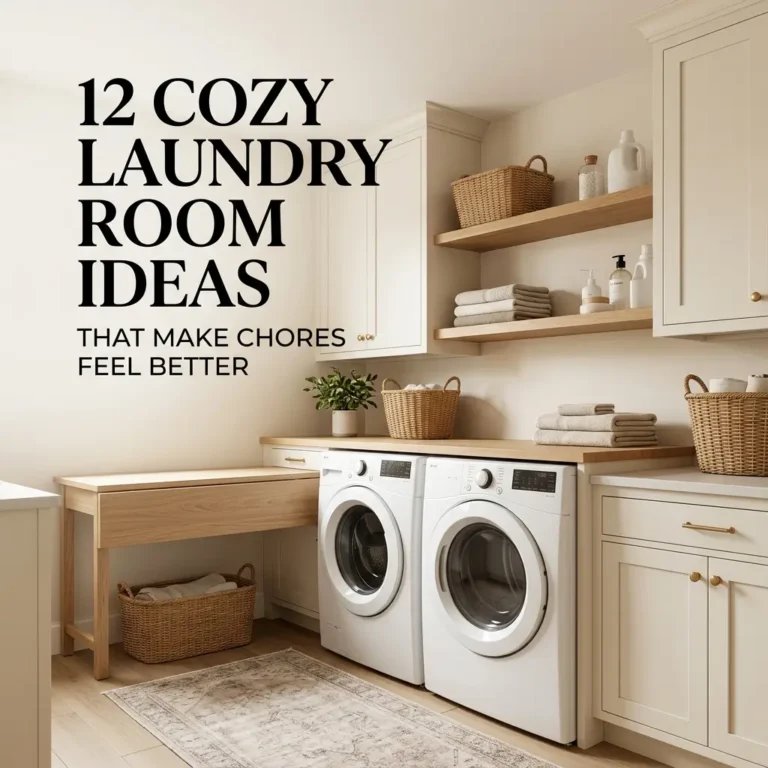 12 Cozy Laundry Room Ideas That Make Chores Feel Better
