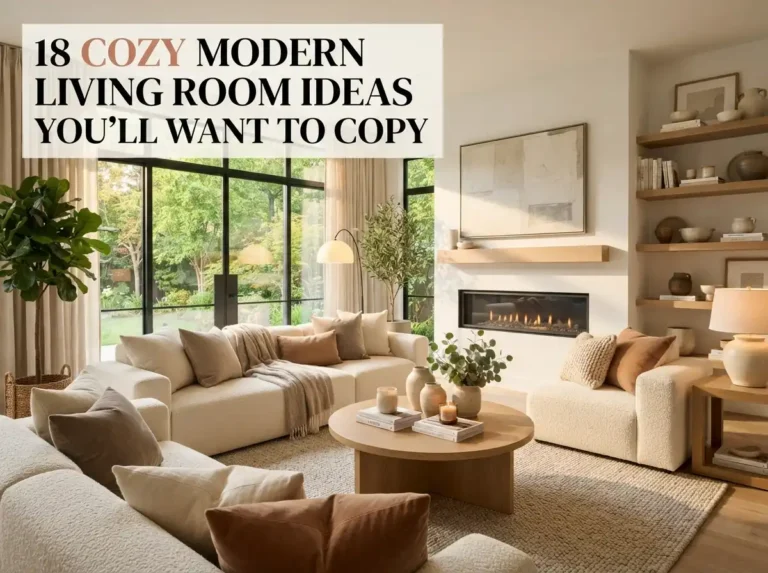 18 Cozy Modern Living Room Ideas You’ll Want to Copy