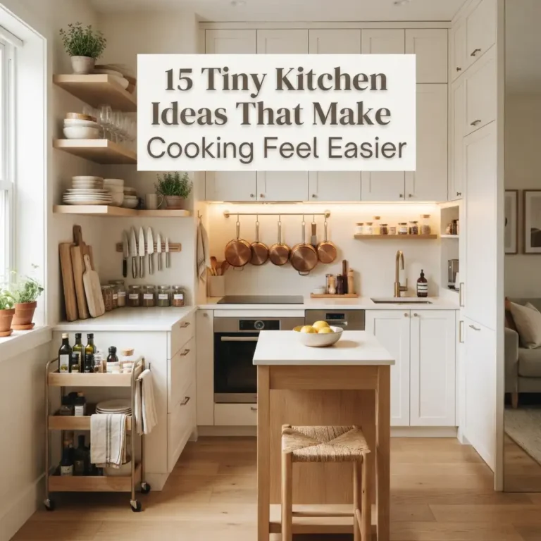 15 Tiny Kitchen Ideas That Make Cooking Feel Easier