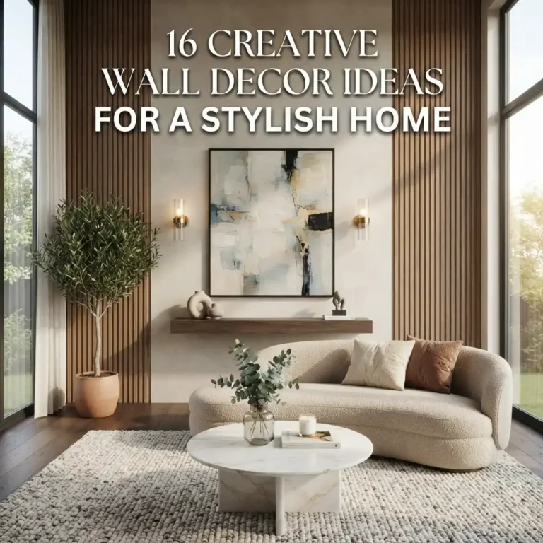 16 Creative Wall Decor Ideas for a Stylish Home