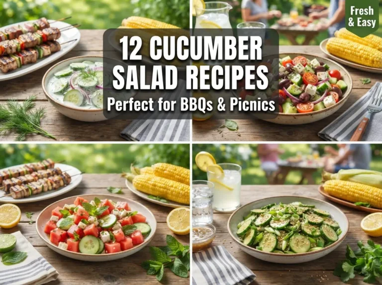 12 Cucumber Salad Recipes Perfect for BBQs & Picnics
