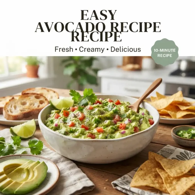 Easy Avocado Recipe That’s Fresh, Creamy & Delicious