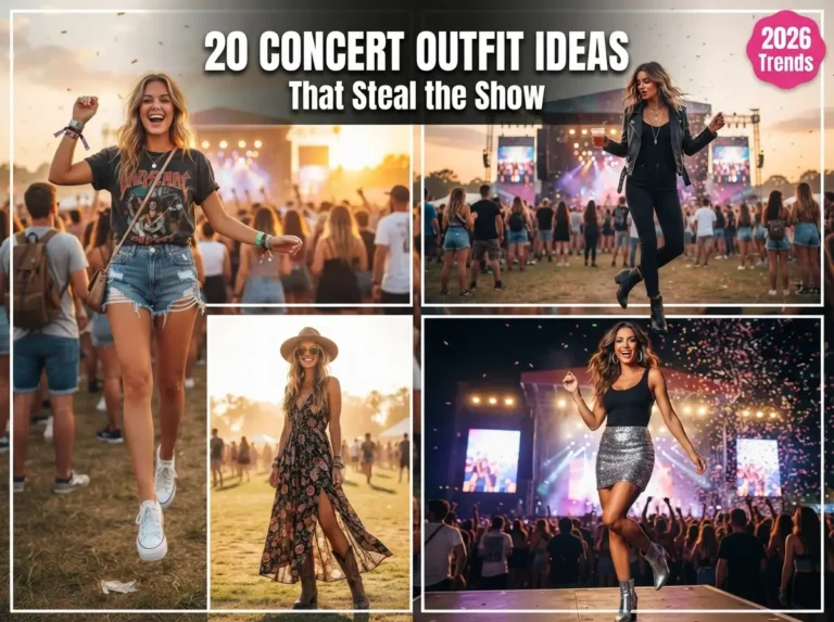 20 Concert Outfit Ideas That Steal the Show