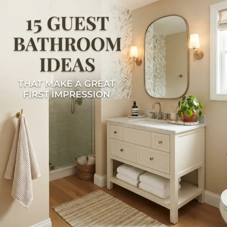 15 Guest Bathroom Ideas That Make a Great First Impression
