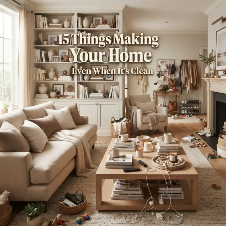 15 Things Making Your Home Look Messy Even When It’s Clean