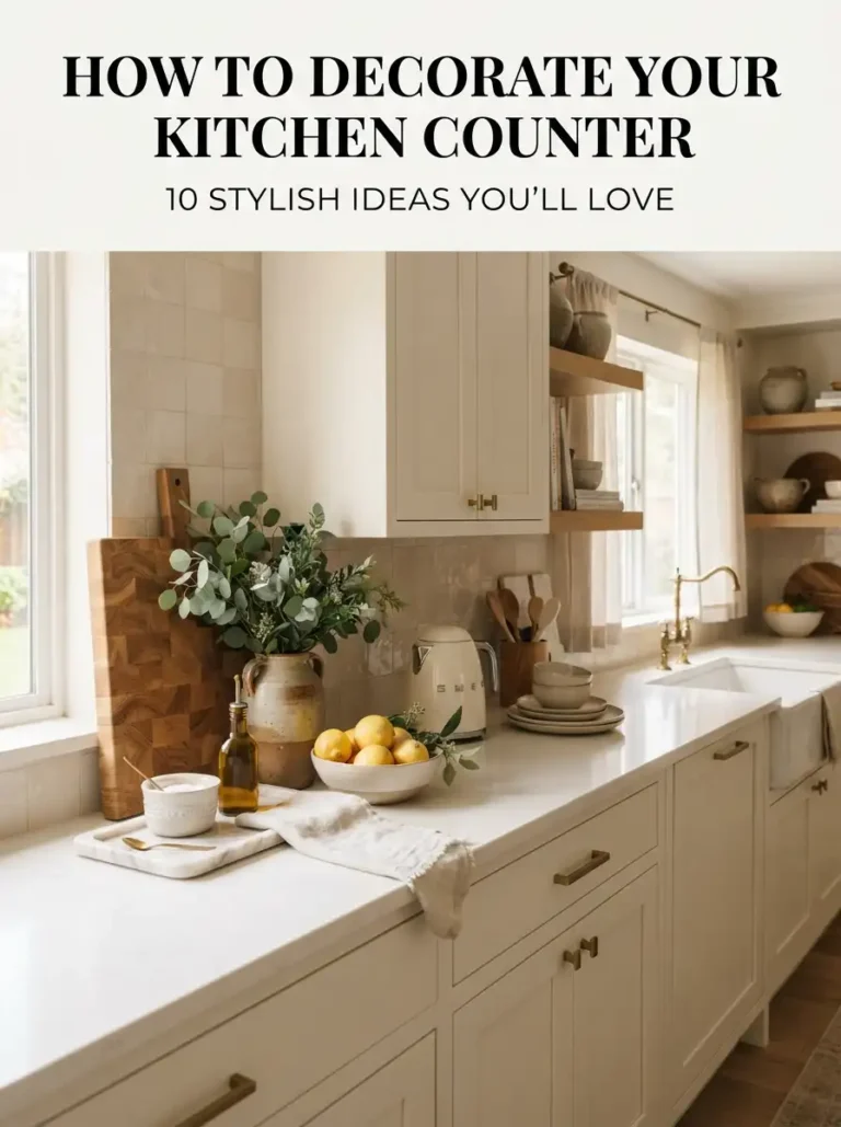 How to Decorate Your Kitchen Counter: 10 Stylish Ideas You’ll Love