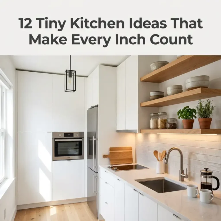 12 Tiny Kitchen Ideas That Make Every Inch Count