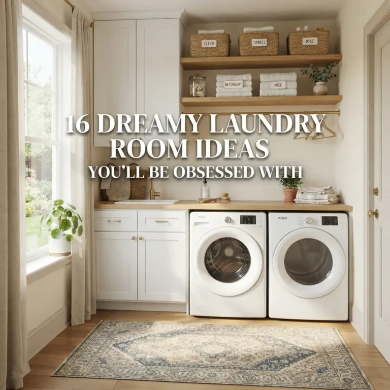 16 Dreamy Laundry Room Ideas You’ll Be Obsessed With